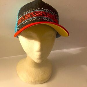 BUFF SWEATBAND TRUCKER ADJUSTABLE NATIVE MULTICOLOR MESH BACK SNAPBACK W/ TAGS